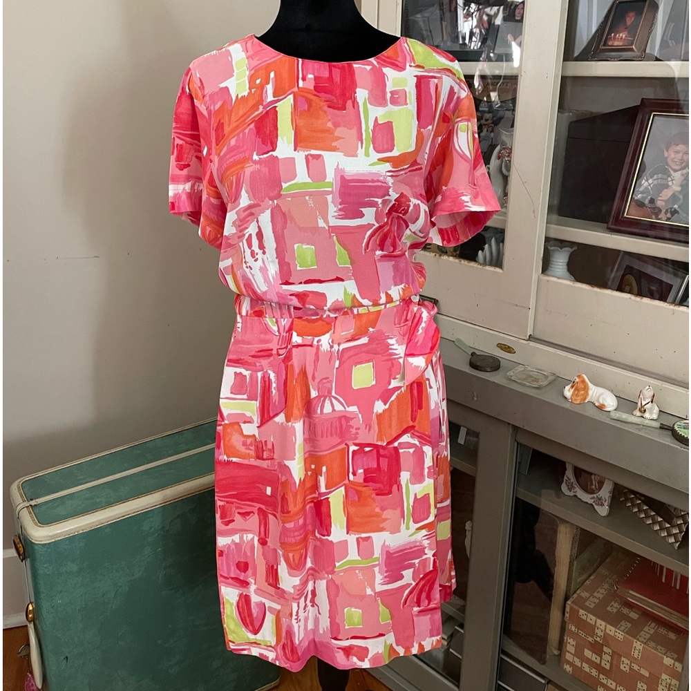 Fantastic Short Sleeve 1980’s Dress